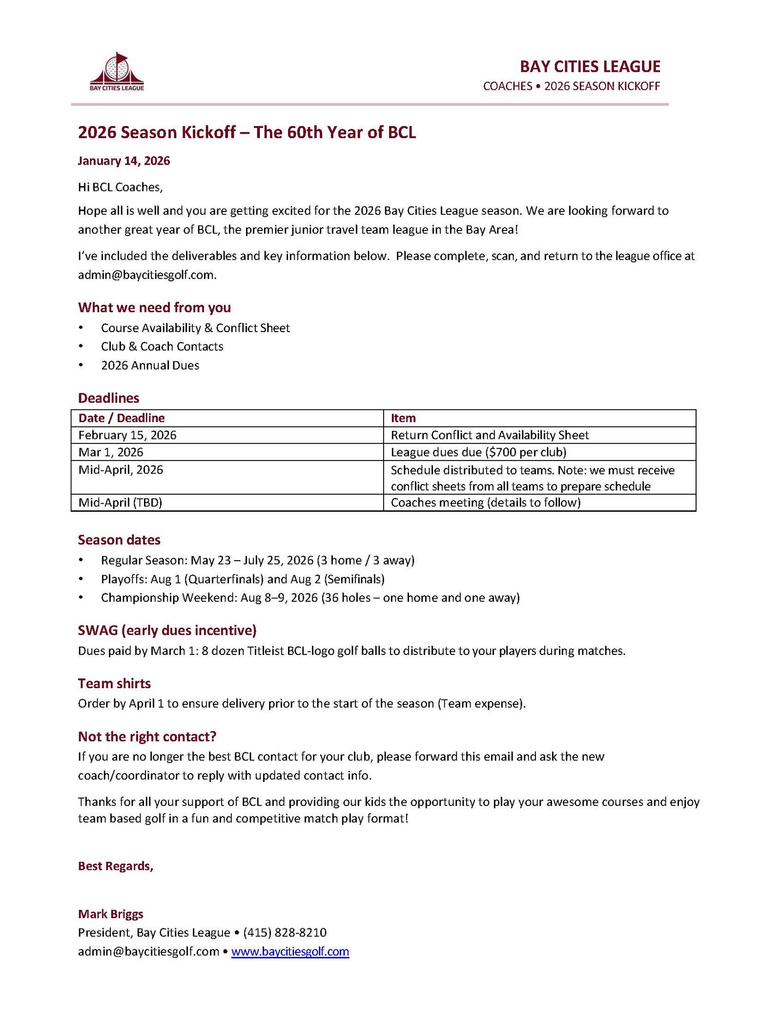 2026_Season_Kickoff_Letter_Bay_Cities_League_Page_1